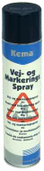 Vej og Markeringsfarve Spray 600ml Gul / Rød / Blå Kema