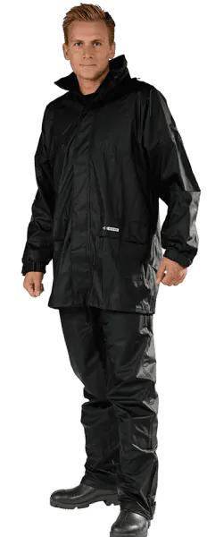 Regnsæt Weather Comfort Størrelse S - 4 XL Sort PU/Polyester Ocean