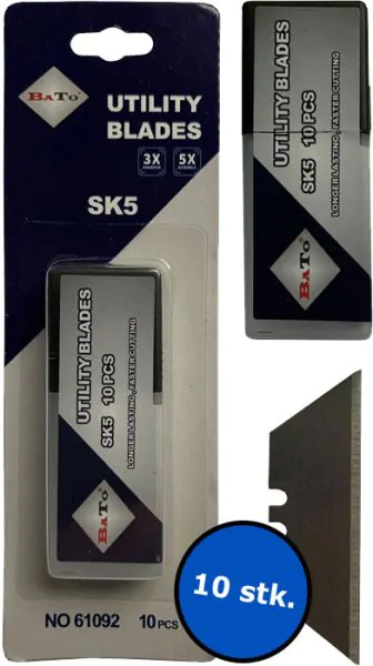 Knivblad lige model 92 10 stk. pk. Bato