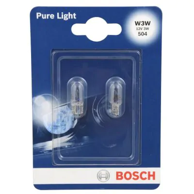 W3W pæresæt med glassokkel. 2 Stk minihalogenlamper. Bosch