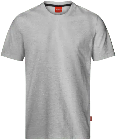 T-shirt Apparel bomuld kraftig Gråmeleret M - 4 XL Kansas