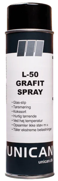 Grafitspray 500 ml. L-50 Unican 