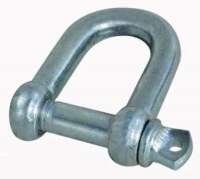 Sjækel galvaniseret (D) 1/4" - 6mm, 10 Stk. Ryom