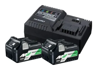 Batteripakke 2×BSL36A18 multivolt + lader UC18YSL3 Hikoki