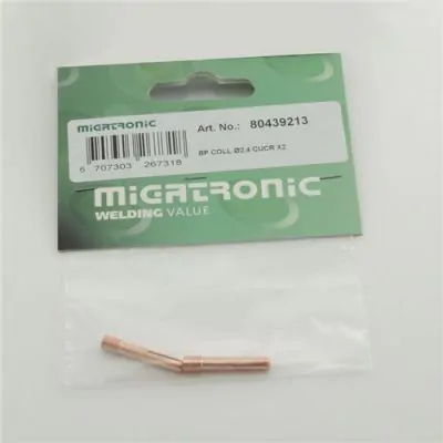 Elektrode tang ø2,4mm til TIG101/301 CuCr 2 Stk. Migatronic