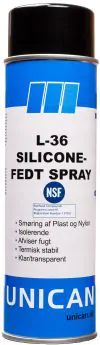 Siliconefedt spray NSF H1 L-36 500ml UNICAN