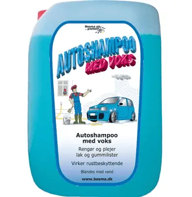 10L Autoshampoo m. voks Besma