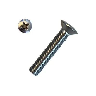 Maskinskrue A2 LH krydskærv, Str. 3-6mm - DIN966