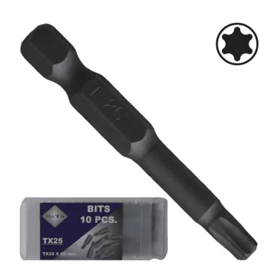 Bits Torx 15x50mm 1/4 10Stk. Bato 