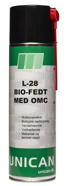 Spray L-28 Bio Fedt med OMC 500 ml. Unican