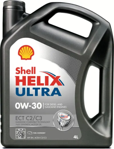 Motorolie SHELL HELIX ULTRA ECT C2/C3 0W-30 4 liter 